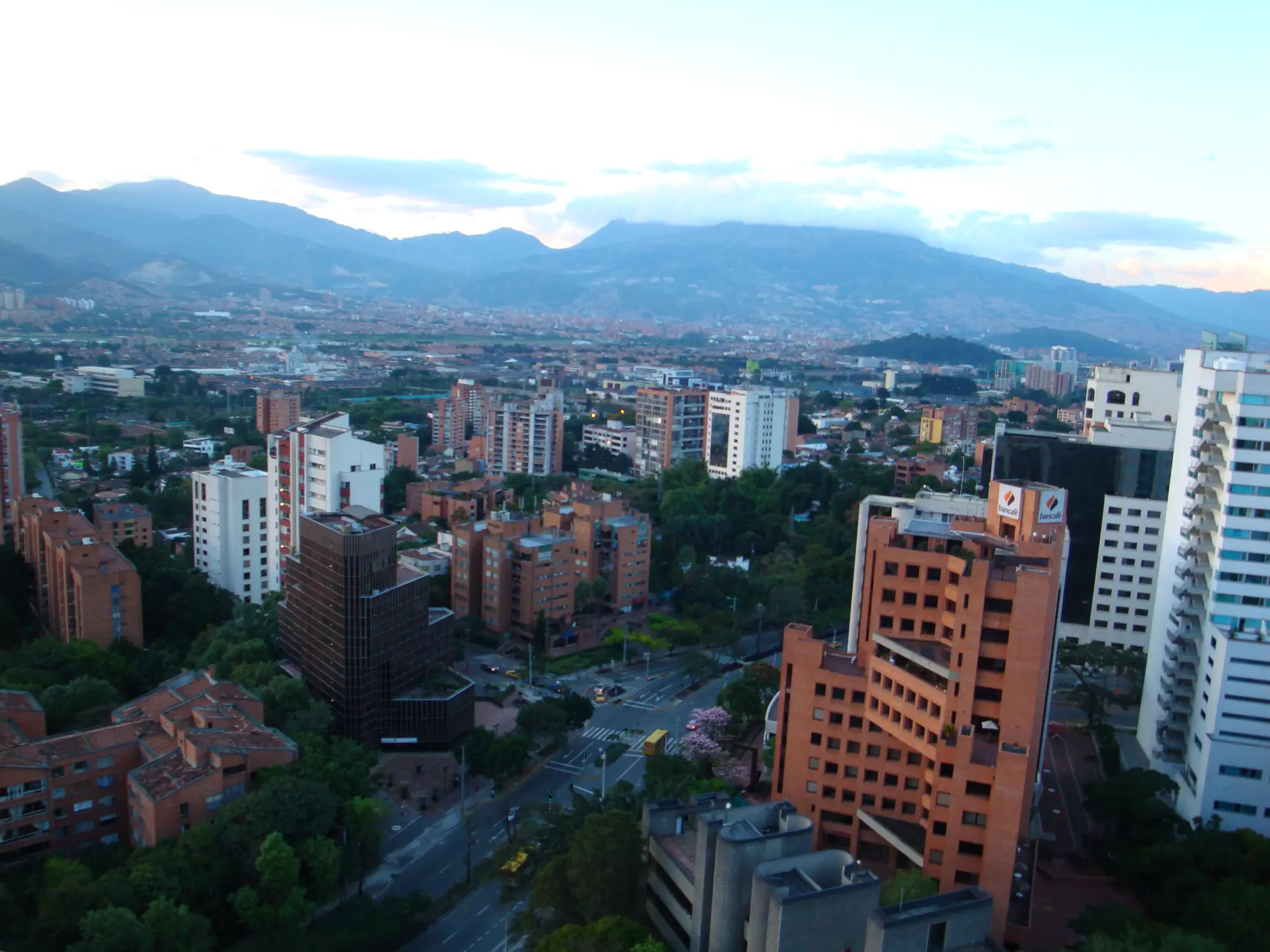 Valley of Medellín skyline